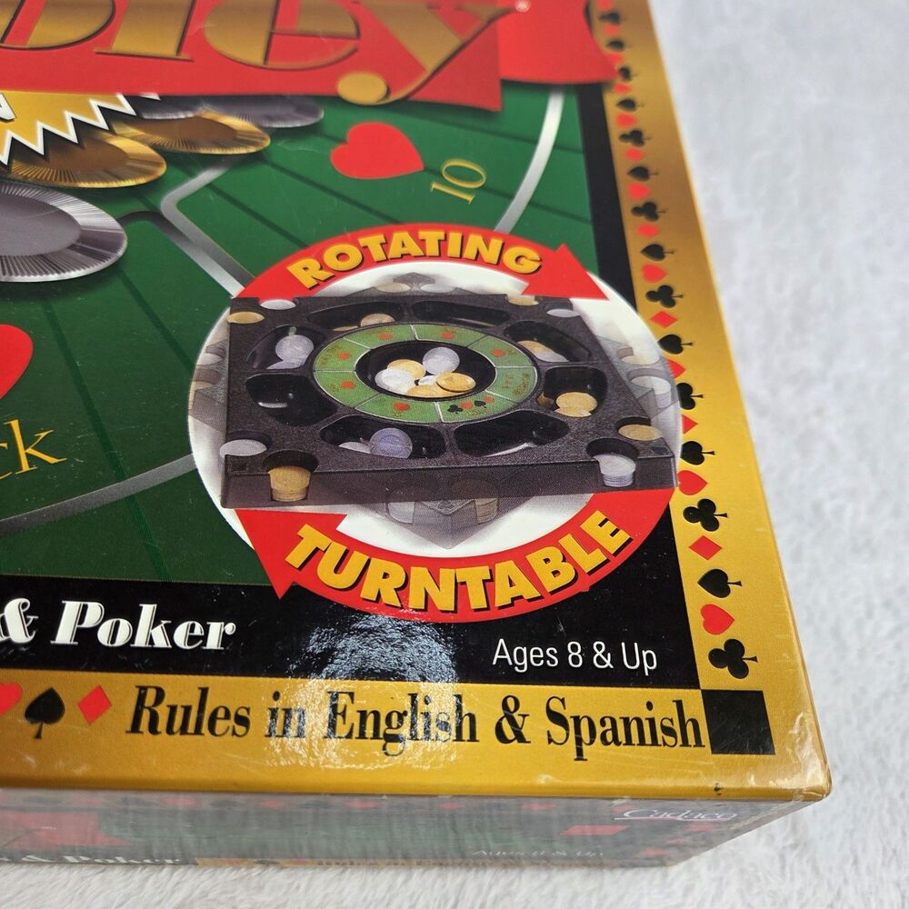 Tripoley Special Edition Rotating Turntable Card Game Cadaco 2000 Complete - Picture 14 of 15